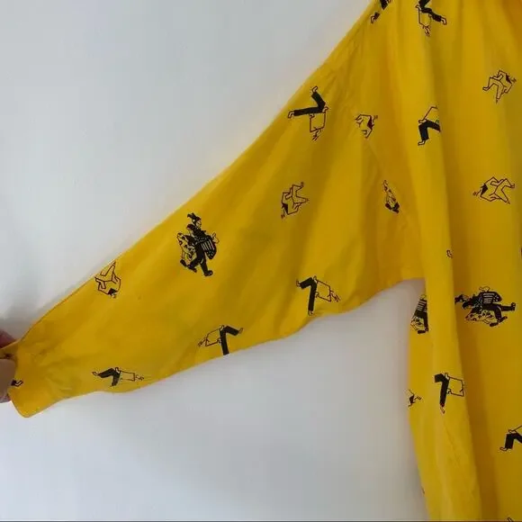 Vintage Instant Glamour Limited Yellow Dancer Top - Picture 6 of 8